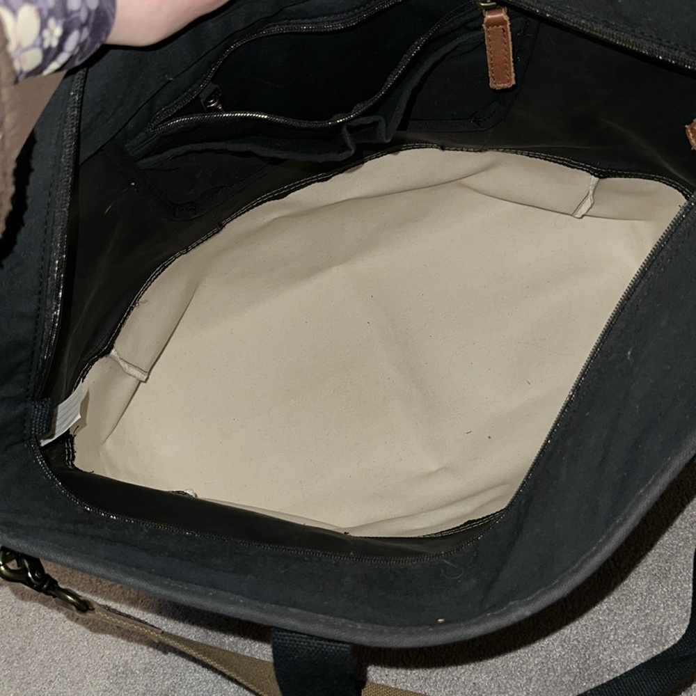 L.L.Bean Nor’Easter Oversized Canvas Bag GUC - Picture 4 of 7